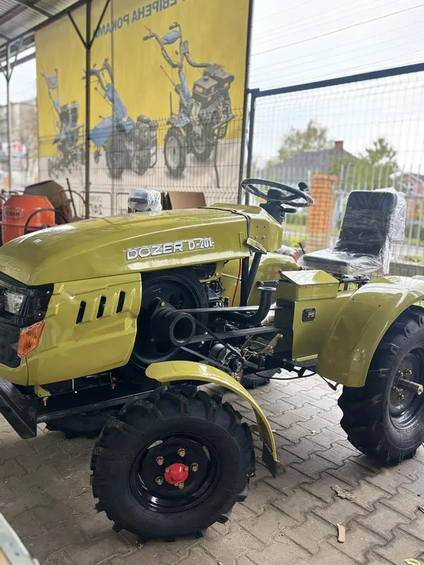 Мототрактор DOZER D201 (20 к.с.) з фрезою
